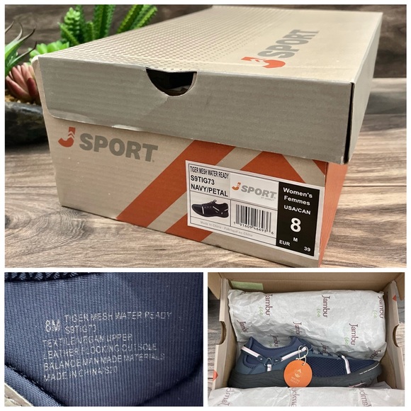 ❌SOLD❌NIB JSport Jambu Tiger Mesh Water Ready Sneakers - Picture 10 of 11